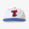 Hot Thrills Roosevelt Contrast 6 Panel Cap - White