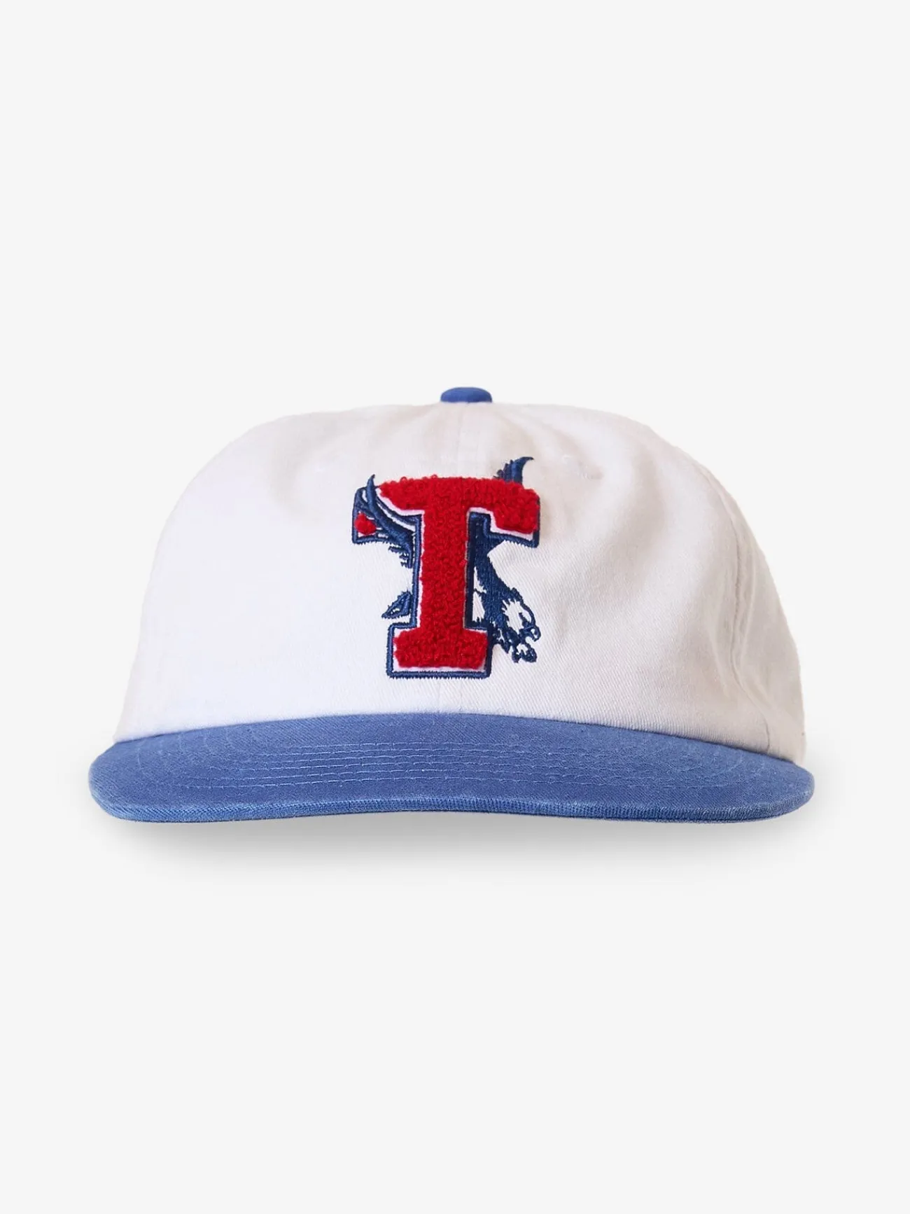 Hot Thrills Roosevelt Contrast 6 Panel Cap - White