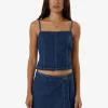 Sale Thrills Rory Denim Top - Union Blue UnionBlue