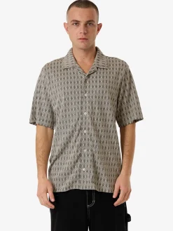 Sale Thrills Royalty Bowling Shirt - Black