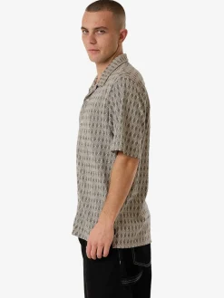 Sale Thrills Royalty Bowling Shirt - Black