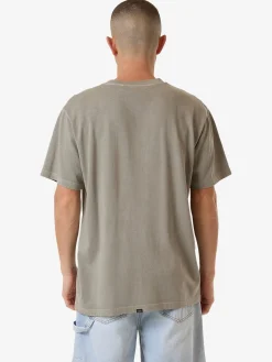 Hot Thrills Royalty Embro Merch Fit Tee - Fog