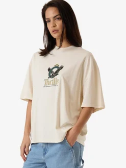 Sale Thrills Royalty Oversized Tee - Heritage White HeritageWhite