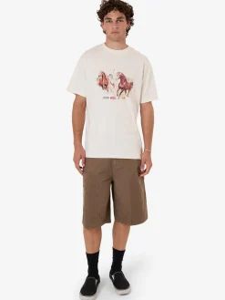 Online Thrills Ruthless Frontier Merch Fit Tee - Heritage White HeritageWhite