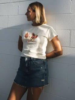 Outlet Thrills Ruthless Frontier Mini Tee - Heritage White HeritageWhite
