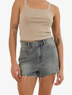 Hot Thrills Sadie Short - Worn Out Blue WornOutBlue