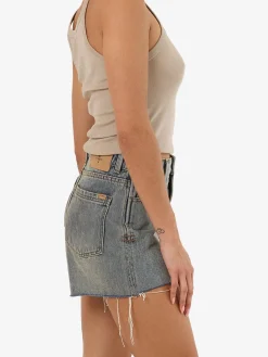 Hot Thrills Sadie Short - Worn Out Blue WornOutBlue