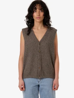 Outlet Thrills Sam Knit Vest - Loam