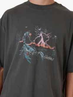 Online Thrills Scorpion Ridge Box Fit Oversize Short Tee - Merch Black MerchBlack