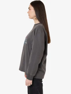 Discount Thrills Scorpion Ridge Long Sleeve Oversized Tee - Merch Black MerchBlack