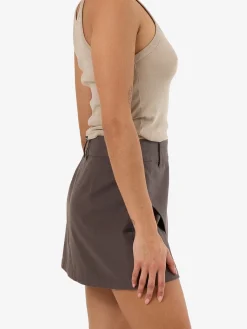 Discount Thrills Scottie Wrap Skort - Dark Charcoal DarkCharcoal