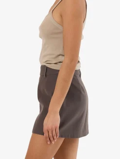 Discount Thrills Scottie Wrap Skort - Dark Charcoal DarkCharcoal