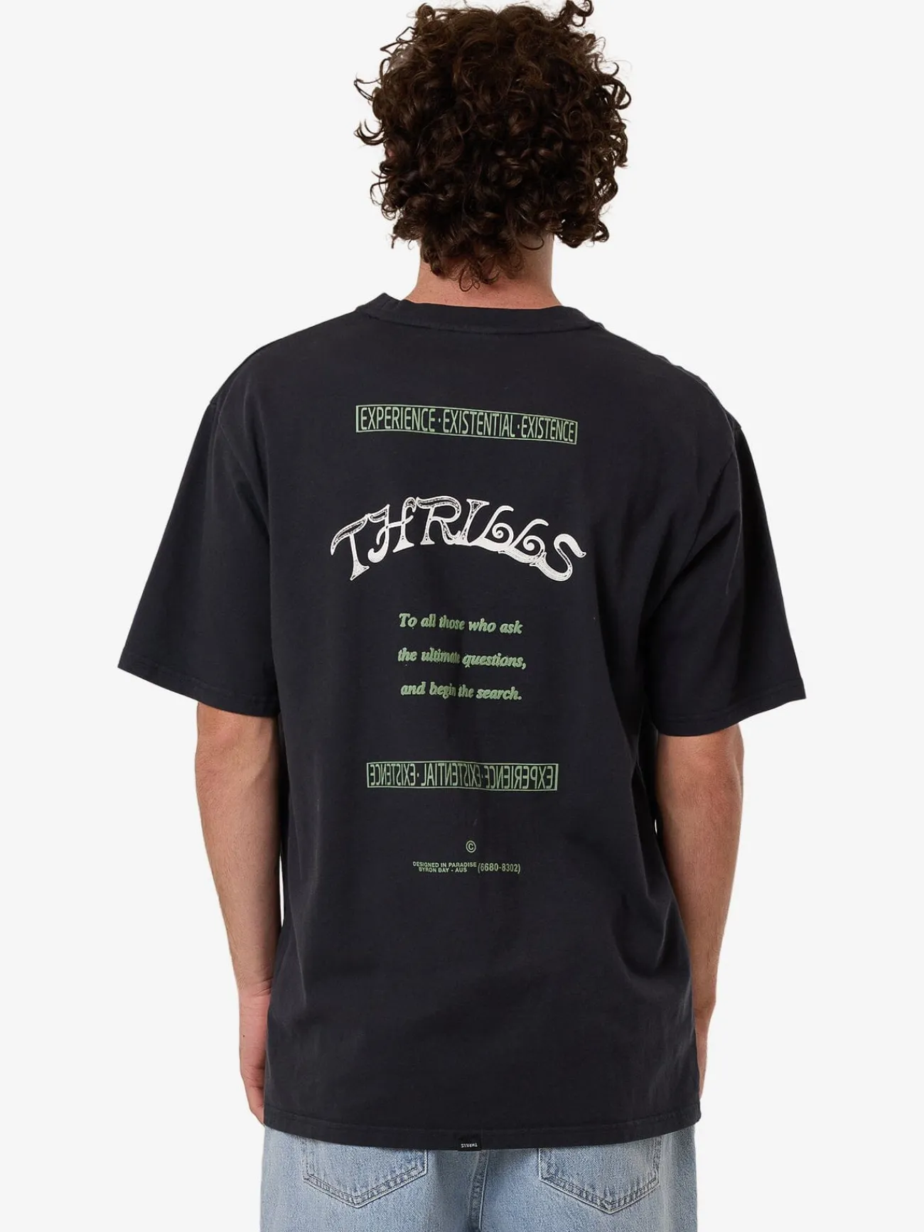 Outlet Thrills Searchers Oversize Fit Tee - Twilight Black TwilightBlack