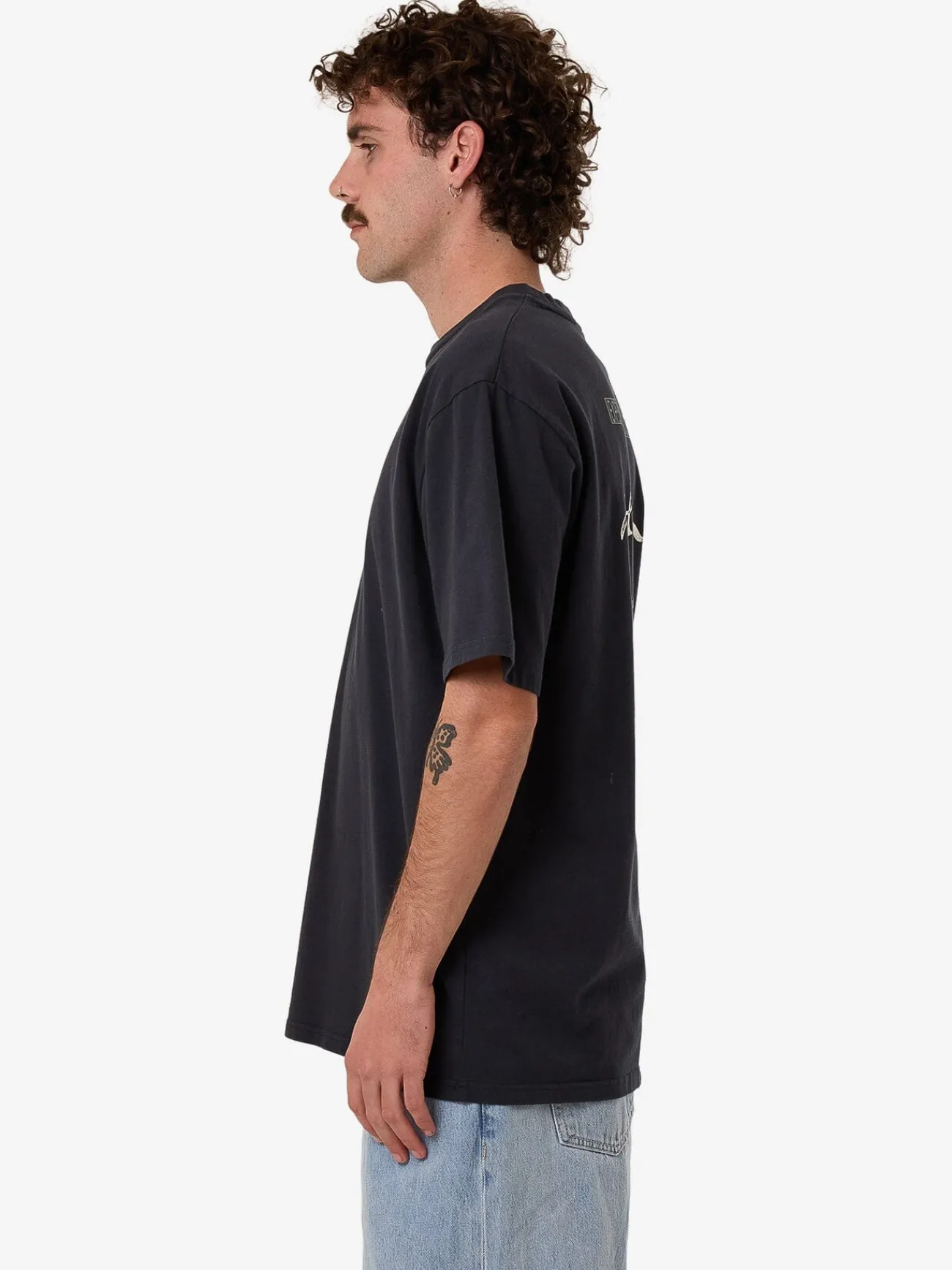 Outlet Thrills Searchers Oversize Fit Tee - Twilight Black TwilightBlack