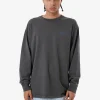Fashion Thrills Shadow Oversize Fit Long Sleeve Tee - Merch Black MerchBlack