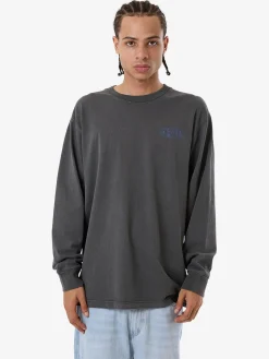 Fashion Thrills Shadow Oversize Fit Long Sleeve Tee - Merch Black MerchBlack