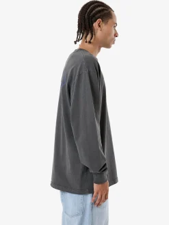 Fashion Thrills Shadow Oversize Fit Long Sleeve Tee - Merch Black MerchBlack