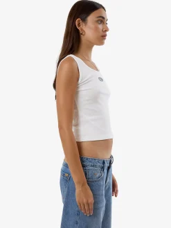 Outlet Thrills Shadow Y2K Tank - Dirty White DirtyWhite