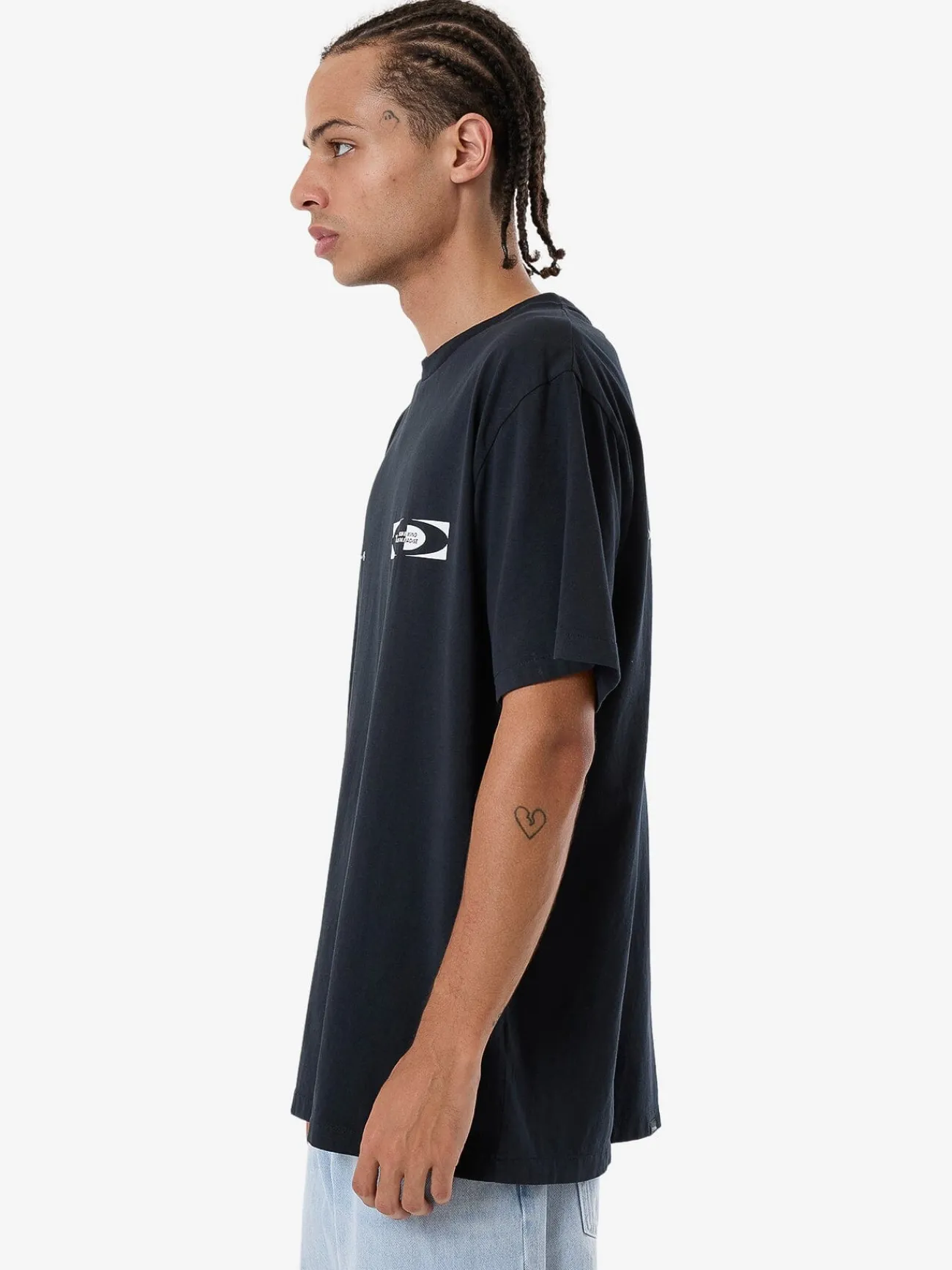 New Thrills Shifting Sands Merch Fit Tee - Twilight Black TwilightBlack