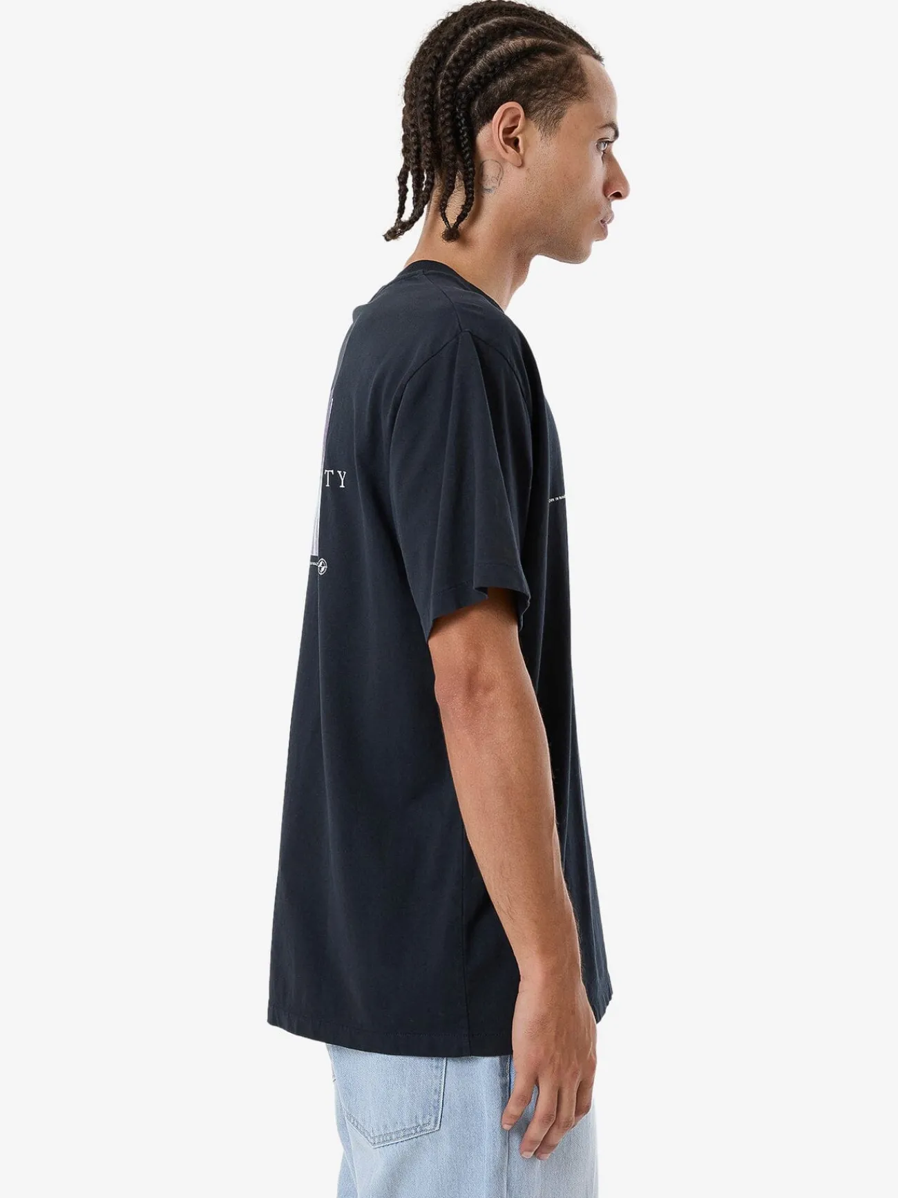 New Thrills Shifting Sands Merch Fit Tee - Twilight Black TwilightBlack