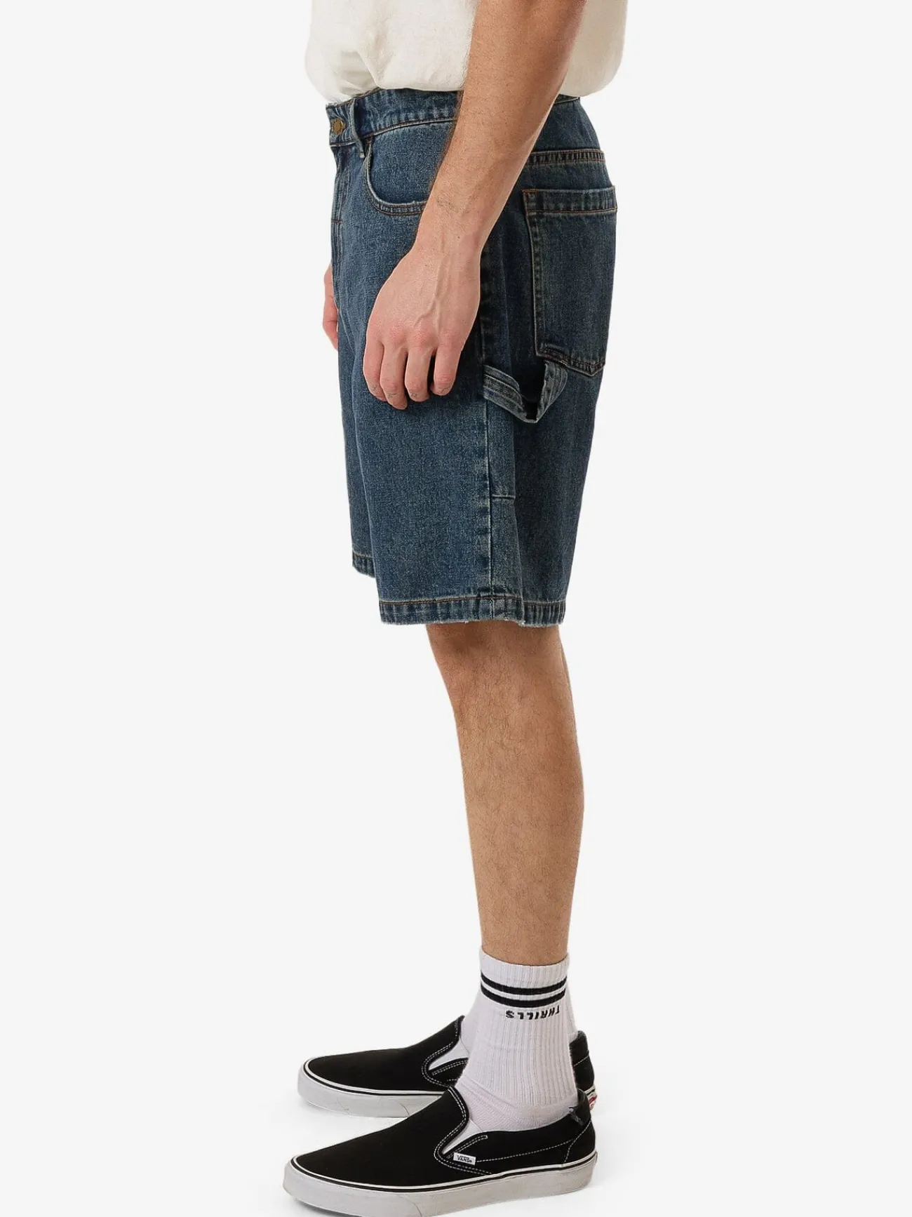 Discount Thrills Slacker Denim Short - Dirty Blue DirtyThrillsBlue