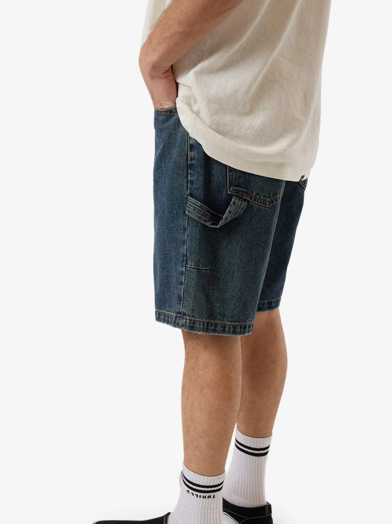 Discount Thrills Slacker Denim Short - Dirty Blue DirtyThrillsBlue