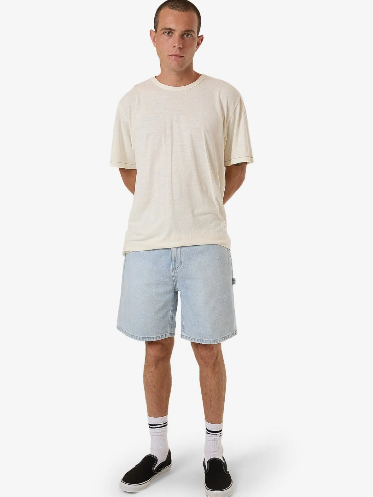 Outlet Thrills Slacker Denim Short - Ether Blue EtherBlue