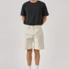 Clearance Thrills Slacker Denim Short - Heritage White HeritageWhite