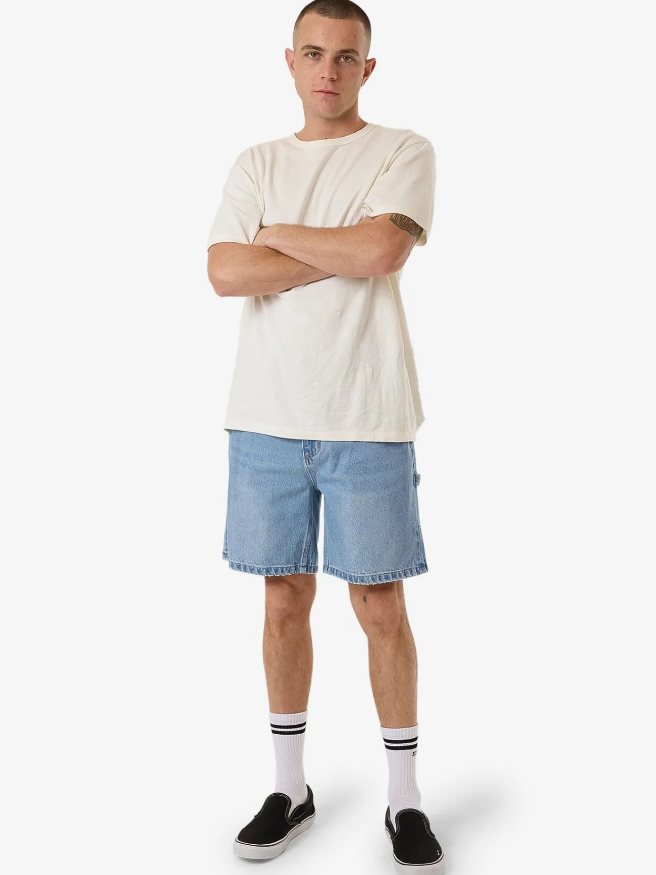 Clearance Thrills Slacker Denim Short - Infinity Blue InfinityBlue