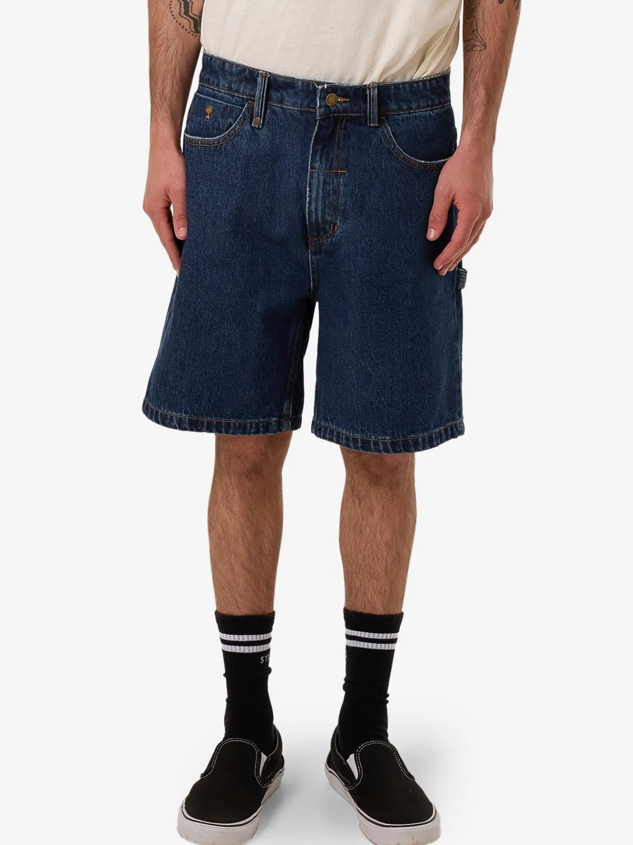 Best Thrills Slacker Denim Short - Rinsed Ink RinsedInk