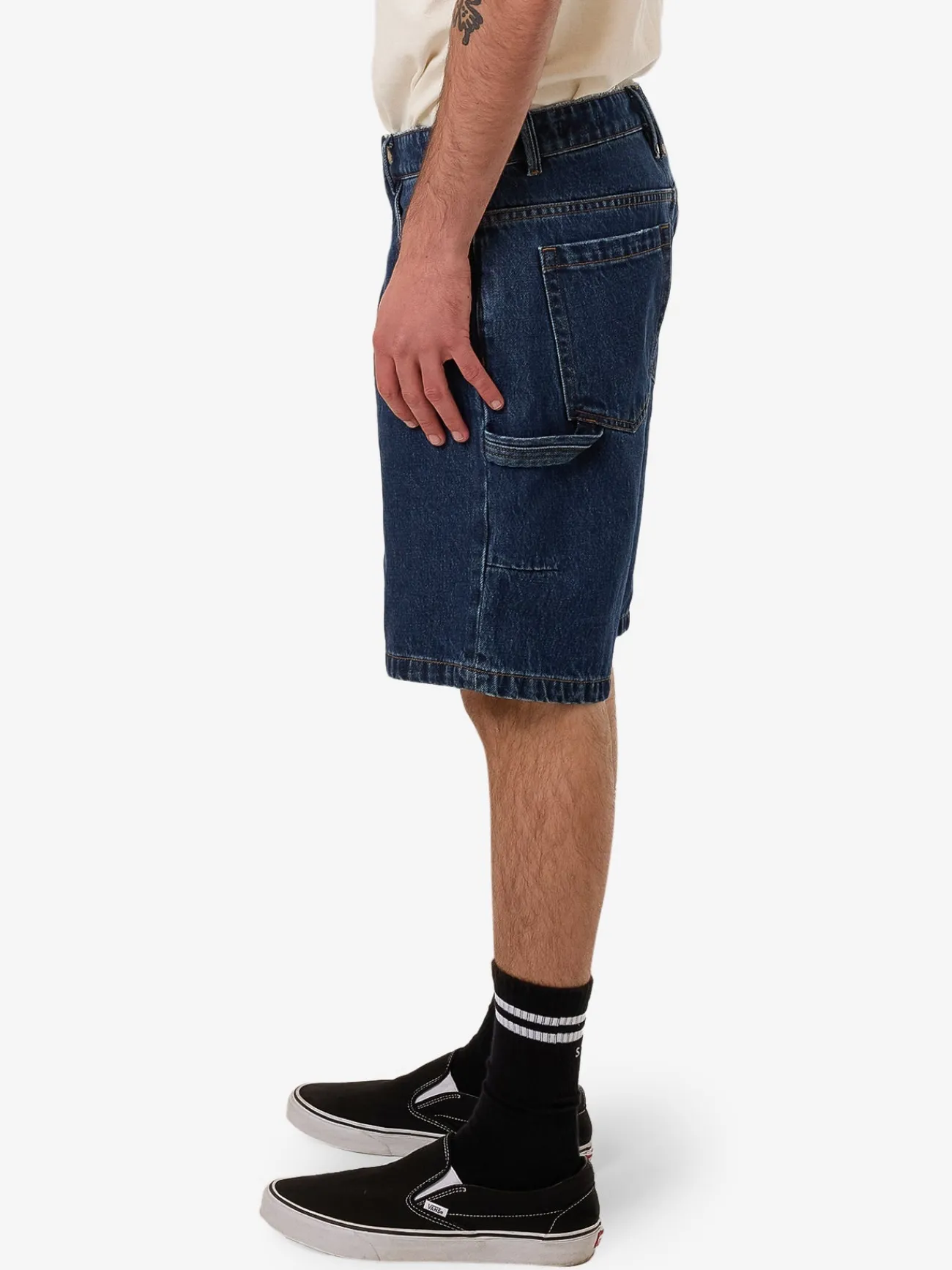Best Thrills Slacker Denim Short - Rinsed Ink RinsedInk