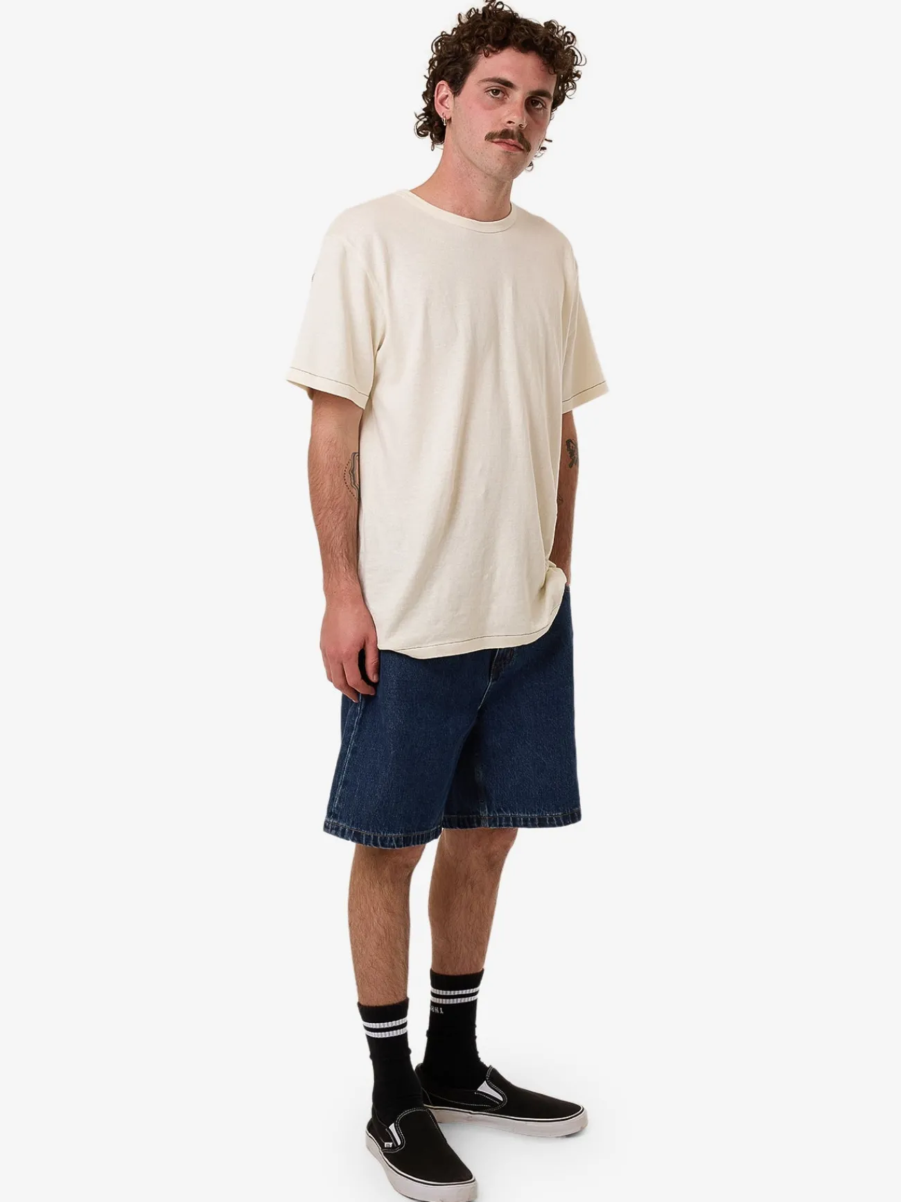 Best Thrills Slacker Denim Short - Rinsed Ink RinsedInk
