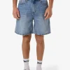 Best Thrills Slacker Denim Short - Tempest Blue TempestBlue
