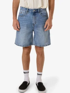 Best Thrills Slacker Denim Short - Tempest Blue TempestBlue