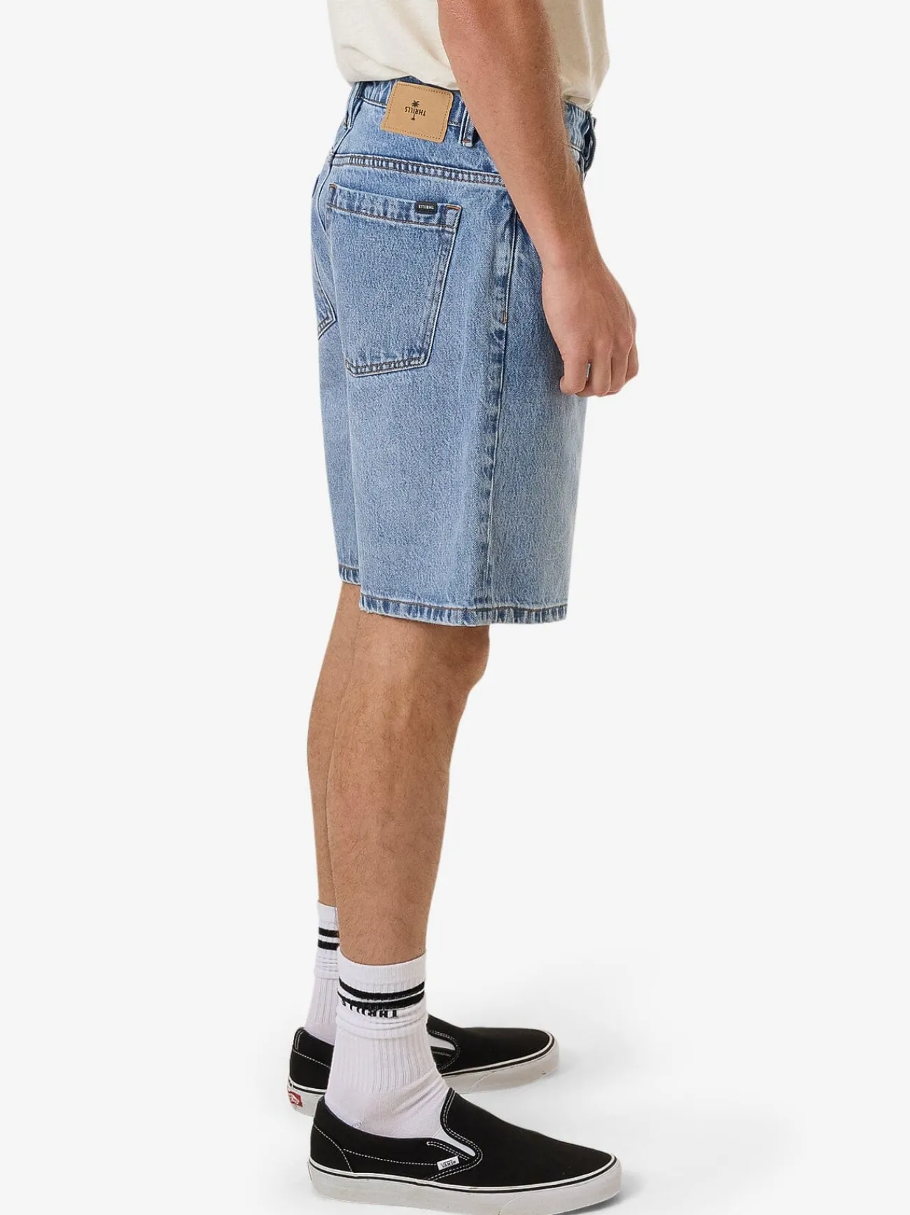 Best Thrills Slacker Denim Short - Tempest Blue TempestBlue
