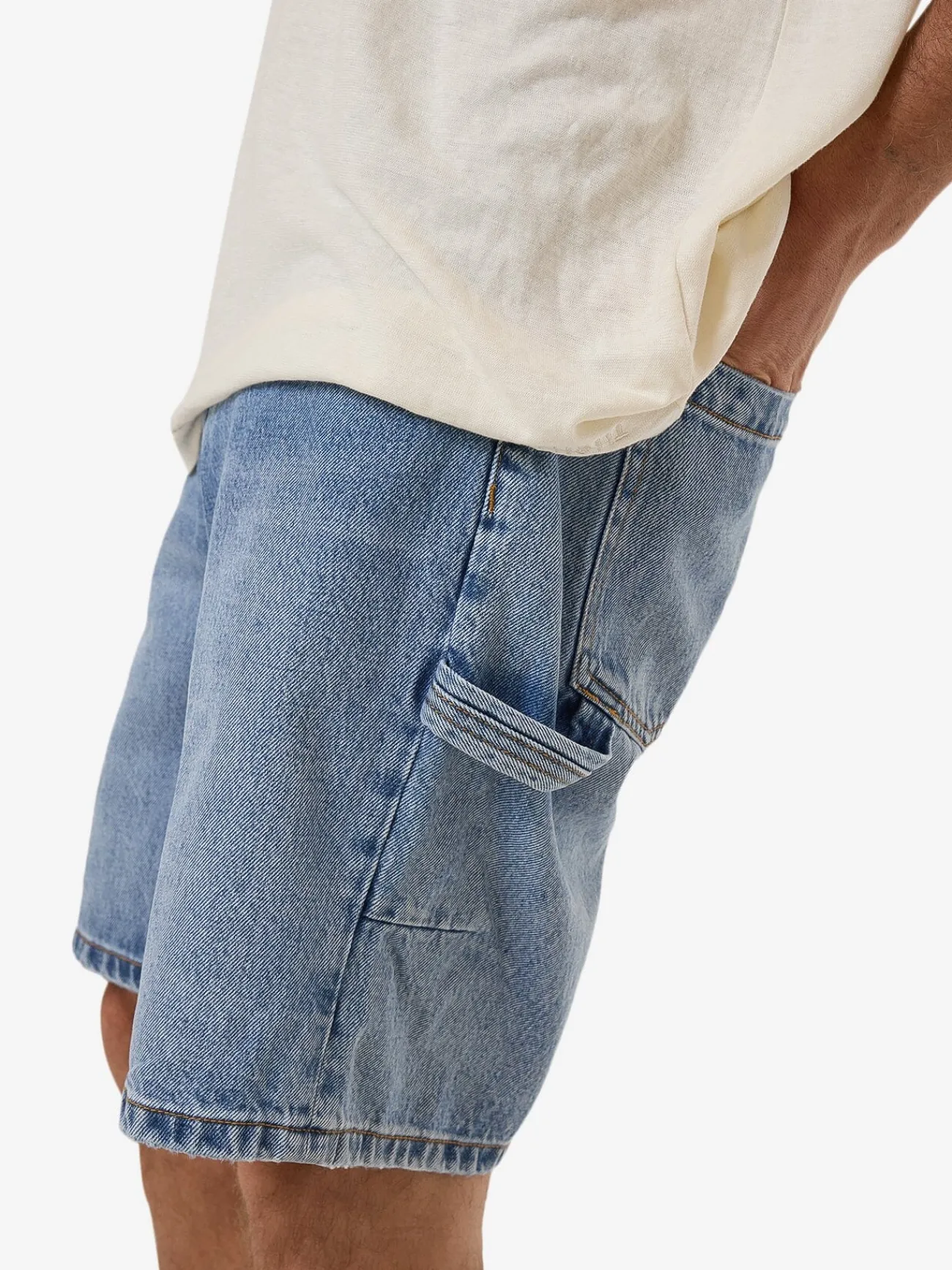 Best Thrills Slacker Denim Short - Tempest Blue TempestBlue