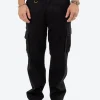 Online Thrills Slacker Union Cargo Baggy Pant - Black