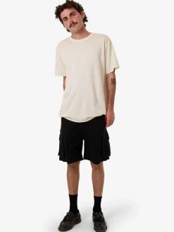 Fashion Thrills Slacker Union Cargo Short - Black