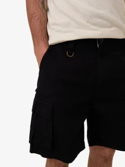 Fashion Thrills Slacker Union Cargo Short - Black