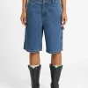 Outlet Thrills Slouch Carpenter Short - Rinsed Blue RinsedBlue