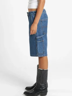 Outlet Thrills Slouch Carpenter Short - Rinsed Blue RinsedBlue
