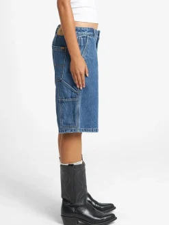 Outlet Thrills Slouch Carpenter Short - Rinsed Blue RinsedBlue