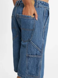 Outlet Thrills Slouch Carpenter Short - Rinsed Blue RinsedBlue