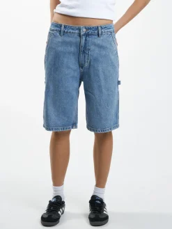 Discount Thrills Slouch Carpenter Short - Vintage Timeworn Blue VintageTimewornBlue