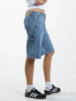 Discount Thrills Slouch Carpenter Short - Vintage Timeworn Blue VintageTimewornBlue