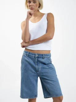 Discount Thrills Slouch Carpenter Short - Vintage Timeworn Blue VintageTimewornBlue