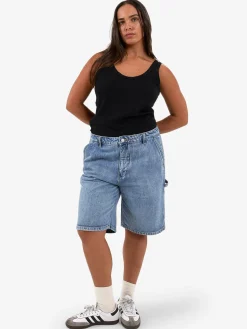 Discount Thrills Slouch Carpenter Short - Vintage Timeworn Blue VintageTimewornBlue
