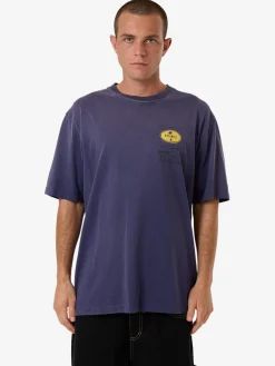 Sale Thrills Society Oversize Fit Tee - Crown Blue Fade CrownBlueFade