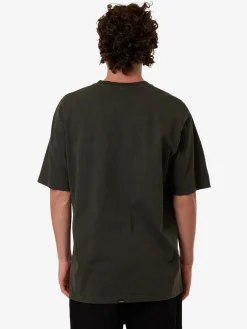 Hot Thrills Solace Of Nature Oversize Fit Tee - Oil Green OilGreen