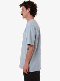 Discount Thrills Solace Of Nature Oversize Fit Tee - Blue Fog BlueFog
